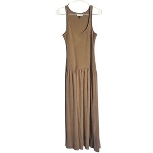 Universal Thread Brown Sleeveless Maxi Dress